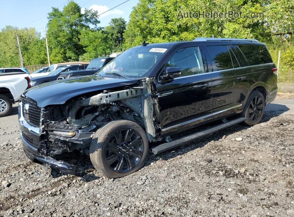 5LMJJ3LG3REL10423 2024 LINCOLN NAVIGATOR Black Rear left