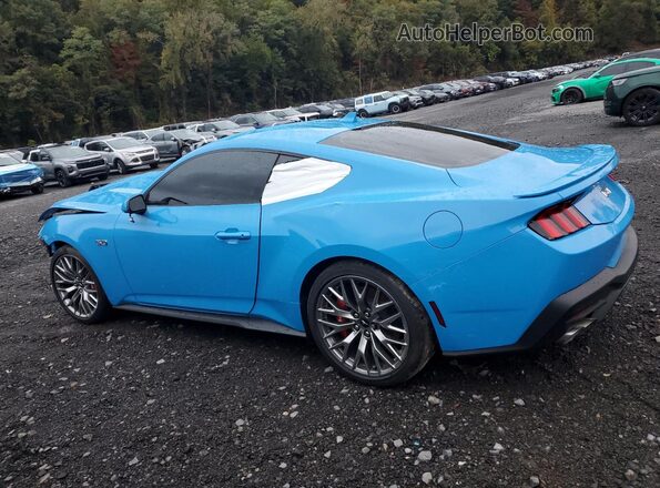 1FA6P8CF3S5407522 2025 FORD MUSTANG Blue Tył lewy
