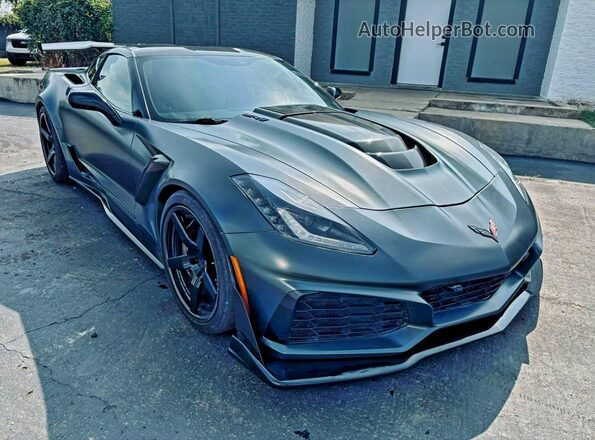 1G1Y52D97K5802374 2019 CHEVROLET CORVETTE Gray 