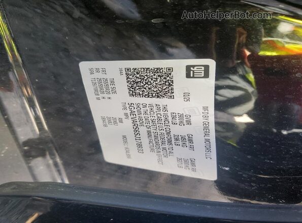 5GAEVARS6SJ178933 2025 BUICK ENCLAVE Black Սալոնի 360 աստիճան տեսք