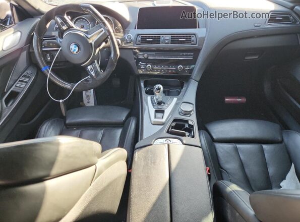 WBS6E9C5XGG437103 2016 BMW M6 Black Вид щитка приладів