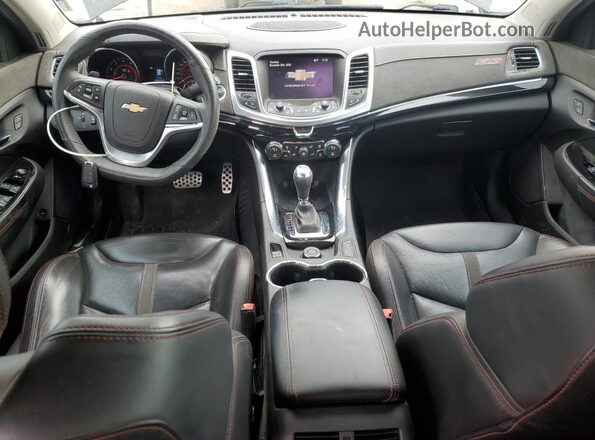 6G3F15RW8HL301785 2017 CHEVROLET SS Black წინა პანელის ხედი