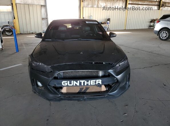 KMHTH6AB7LU022207 2020 HYUNDAI VELOSTER Black Вид ззаду