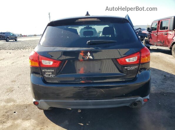 JA4AP3AU5HZ046573 2017 MITSUBISHI OUTLANDER Black Widok wnętrza z przodu