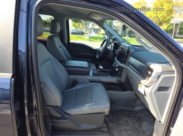 1FTVW1EL8NWG05272 2022 FORD F-150 LIGHTNING Blue 