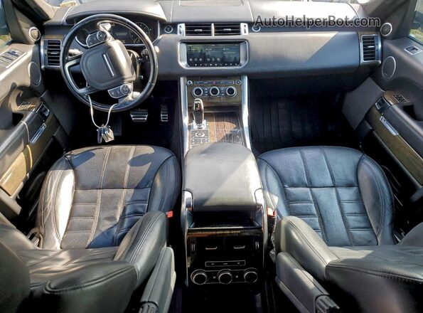 SALWV2FE2HA138261 2017 LAND ROVER RANGE ROVER Синий Вид щитка приборов