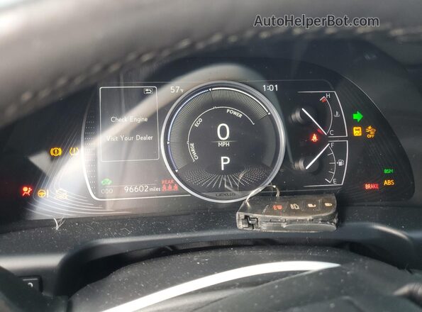58ADA1C16PU033598 2023 LEXUS ES Черный Вид задних сидений