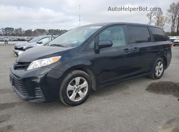 5TDZZ3DCXLS084431 2020 TOYOTA SIENNA Black Tył lewy