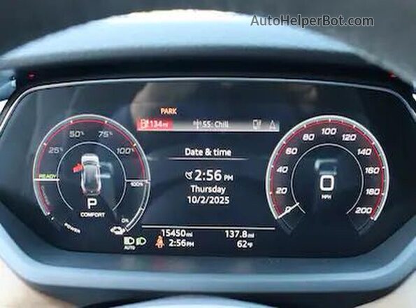 WAUFJBFW6P7005085 2023 AUDI E-TRON Black Widok deski rozdzielczej
