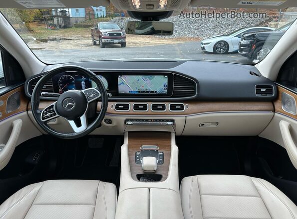 4JGFB4JB6NA717706 2022 MERCEDES-BENZ GLE-CLASS White უკანა სავარძლების ხედი