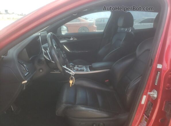KNAE55LC3J6011676 2018 KIA STINGER Red 