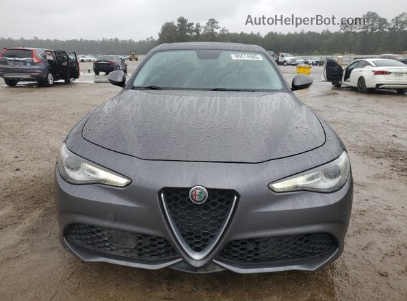 ZARFAEDN1H7550133 2017 ALFA ROMEO GIULIA Серый Вид сзади