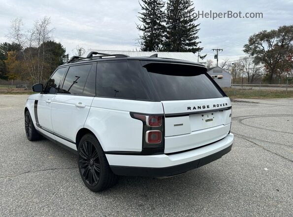SALGS5RE8KA525544 2019 LAND ROVER RANGE ROVER White Передня права чверть