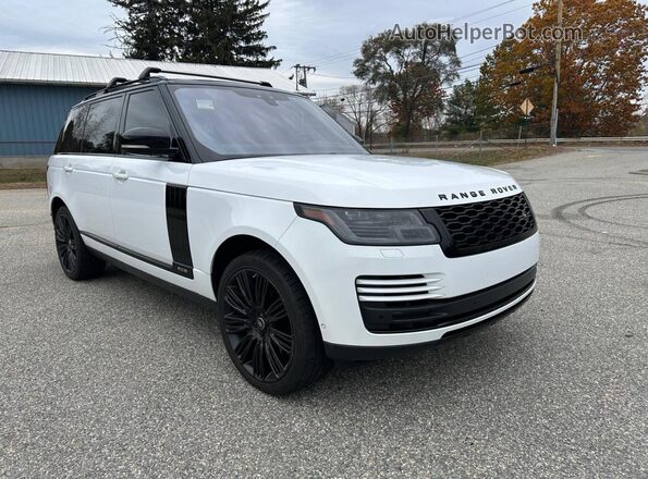 SALGS5RE8KA525544 2019 LAND ROVER RANGE ROVER White Задня ліва чверть