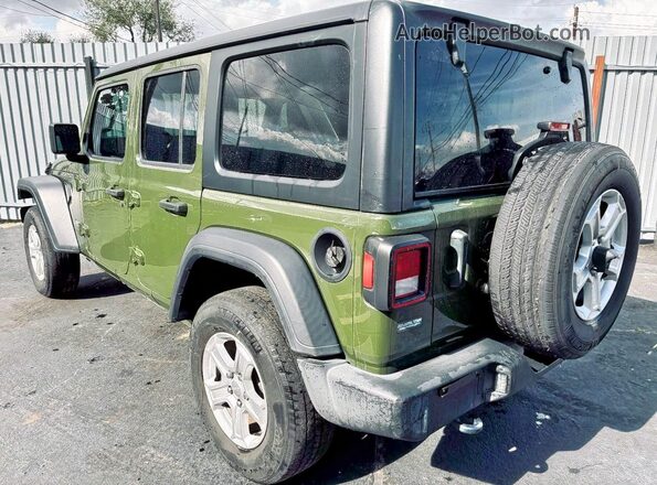 1C4HJXDN0LW337901 2020 JEEP WRANGLER Green Առջևի աջ