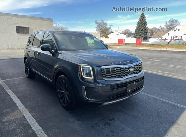 5XYP3DHC3MG133234 2021 KIA TELLURIDE Gray Задня ліва чверть
