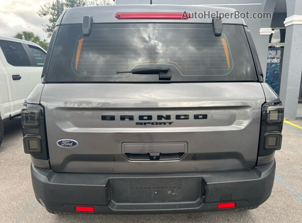 3FMCR9A61MRB02905 2021 FORD BRONCO Gray Vista de la etiqueta del VIN