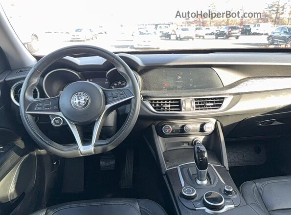 ZASPAKAN5K7C65788 2019 ALFA ROMEO STELVIO Gray უკანა სავარძლების ხედი