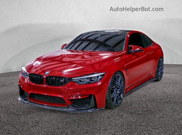 WBS4Y9C01LFJ62949 2020 BMW M4 Red Rear left