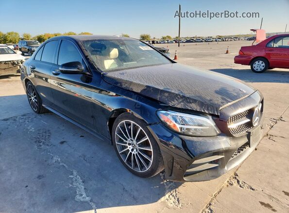 55SWF8DB2KU311631 2019 MERCEDES-BENZ C-CLASS Black Front view