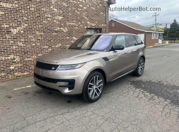 SAL1P9EU8PA110100 2023 LAND ROVER RANGE Коричневый Задняя левая четверть