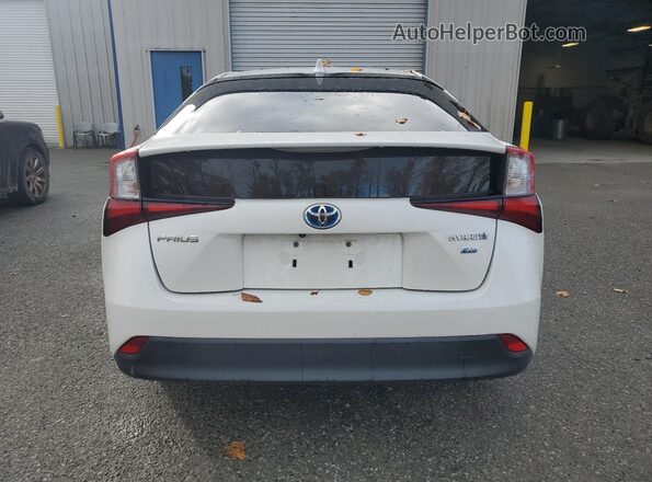 JTDKARFUXL3119679 2020 TOYOTA PRIUS White Widok wnętrza z przodu