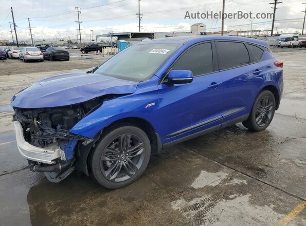 5J8TC2H61PL002617 2023 ACURA RDX Blue Trasero izquierdo