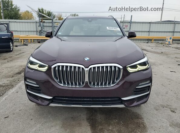 5UXCR6C08L9C99675 2020 BMW X5 Красный Вид сзади