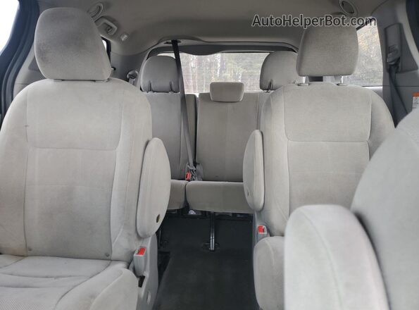 5TDZZ3DCXLS084431 2020 TOYOTA SIENNA Black Widok wnętrza z tyłu