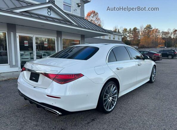 W1K6G7GB2NA156358 2022 MERCEDES-BENZ S Белый Вид спереди