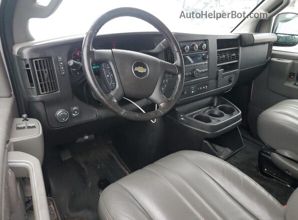 1GCWGAFP1N1174161 2022 CHEVROLET EXPRESS White Instrument cluster view