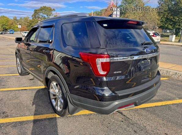 1FM5K8D82KGA01686 2019 FORD FORD EXPLORER Черный Передняя правая четверть