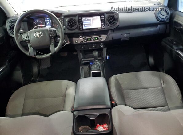 3TYRX5GNXNT046199 2022 TOYOTA TACOMA White Widok zestawu wskaźników