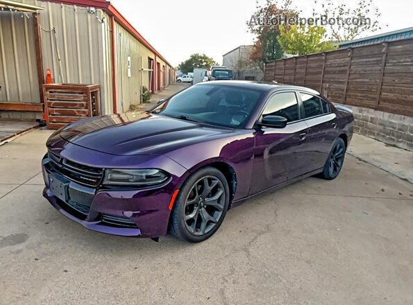 2C3CDXBG6LH234409 2020 DODGE CHARGER Purple Задня права чверть