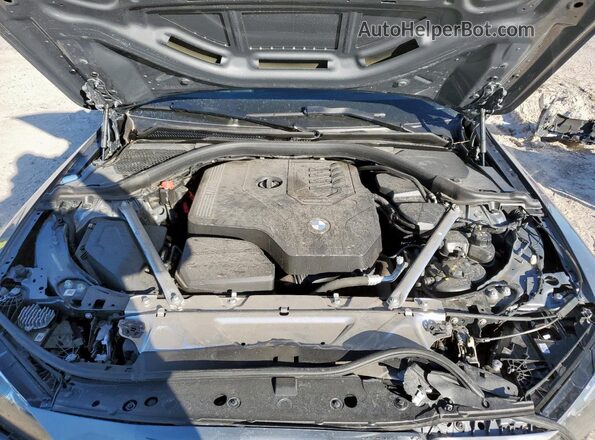 WBA63AV02RFR94920 2024 BMW 4 SERIES Gray Vista del compartimento del motor