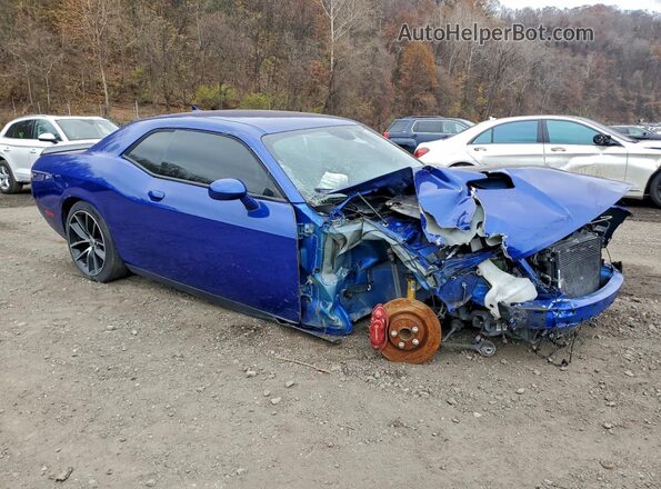 2C3CDZFJ9JH279567 2018 DODGE CHALLENGER Blue 