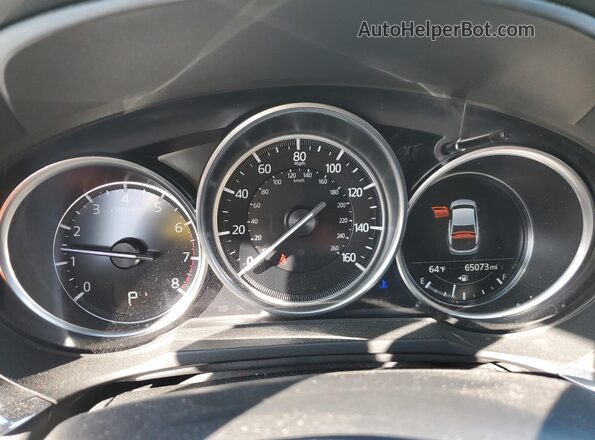 JM1GL1TY5L1522909 2020 MAZDA 6 White Vista de los asientos traseros