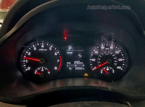 3KPA24AB0JE077630 2018 KIA RIO Red 