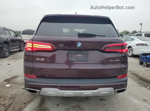 5UXCR6C08L9C99675 2020 BMW X5 Красный Вид салона спереди