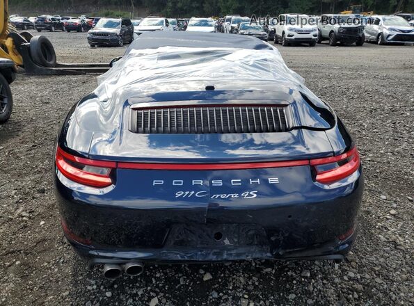 WP0CB2A98JS147463 2018 PORSCHE 911 Blue წინა სალონის ხედი