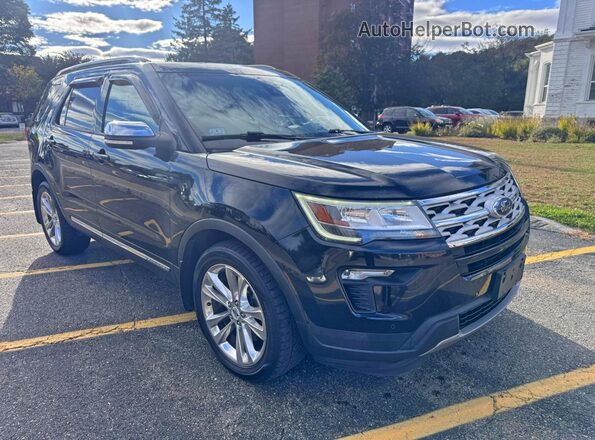 1FM5K8D82KGA01686 2019 FORD FORD EXPLORER Черный Задняя левая четверть