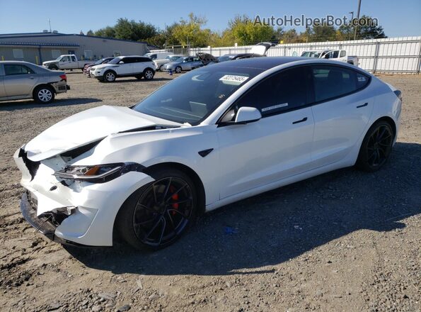 5YJ3E1ET7SF030382 2025 TESLA MODEL 3 White 