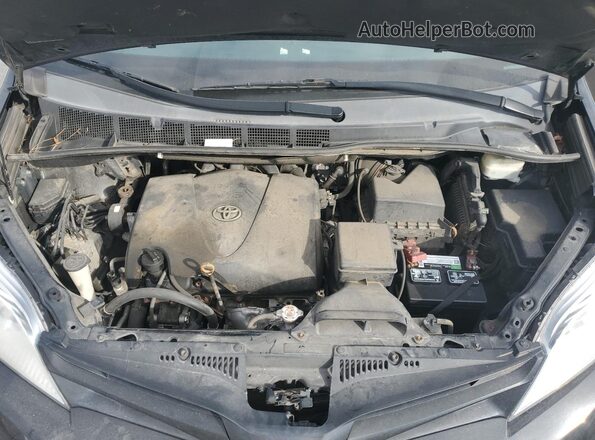 5TDZZ3DC0LS085863 2020 TOYOTA SIENNA Black VIN კოდის სტიკერის ხედი