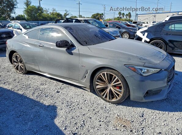 JN1EV7EL7HM553867 2017 INFINITI Q60 Gray Vista frontal