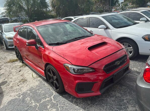 JF1VA2R60K9820265 2019 SUBARU WRX Red Tył lewy