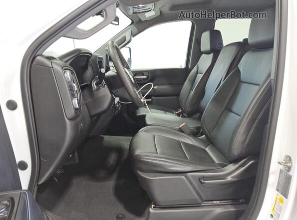 1GT49LE7XLF110408 2020 GMC SIERRA White Widok wnętrza z przodu