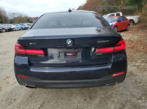 WBA13BJ02PCM84524 2023 BMW 5 SERIES Blue წინა სალონის ხედი