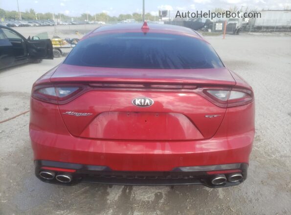 KNAE55LC3J6011676 2018 KIA STINGER Red 
