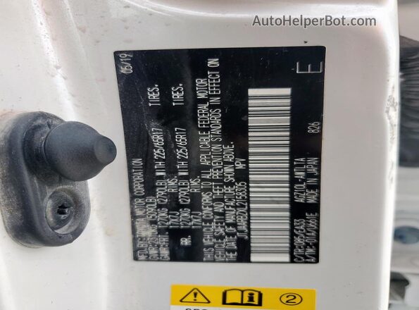 JTJAARBZXL2158305 2020 LEXUS NX White Vista interior de 360 grados