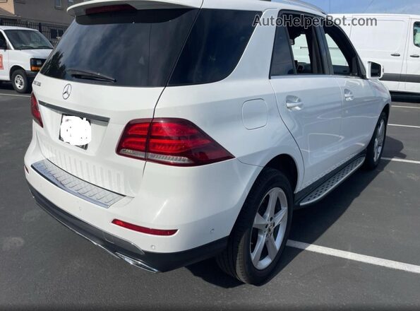 4JGDA5JB6JB010058 2018 MERCEDES-BENZ GLE-CLASS White Դիմացի տեսք